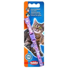 Ошейник Nobby Сердечки сиреневый