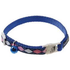 Ошейник Hello PET Ромбик синий