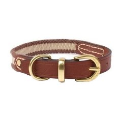 Ошейник Waifs & Strays Classic комбинированный XL, 62.5 см 41-49 см коричневый