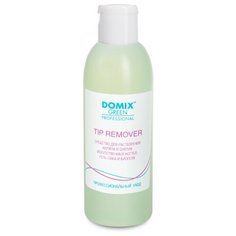 Domix Green Professional Tip Remover Средство для растворения акрила и снятия искусственных ногтей, гель-лака и биогеля 200 мл