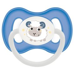 Пустышка силиконовая анатомическая Canpol Babies Bunny & company 6-18 м (1 шт) голубой