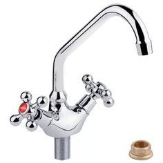 Смеситель для кухни (мойки) Do.Korona DK-4219-743 двухрычажный хром