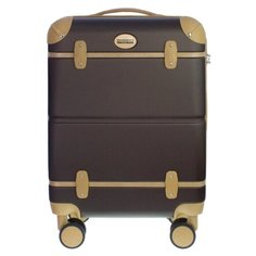 Чемодан PROFFI Tour Vintage S 36 л, коричневый