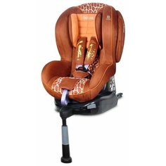 Автокресло группа 1/2 (9-25 кг) Welldon Royal Baby SideArmor & CuddleMe IsoFix, Giraffe Talk