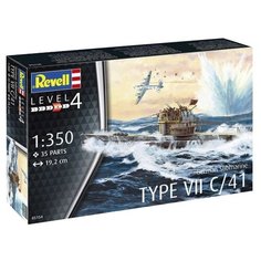Сборная модель Revell German submarine type VII C/41 (05154) 1:350