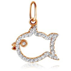 Бронницкий Ювелир Подвеска из красного золота Д0268-034472