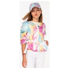 Ветровка Orby 100164 размер 146-152, мультиколор/принт тай-дай