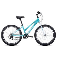 Подростковый горный (MTB) велосипед FORWARD Iris 24 1.0 (2020) мятный 13" (требует финальной сборки)