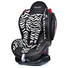 Автокресло группа 1/2 (9-25 кг) Welldon Smart Sport, zebra