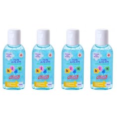 Гель для рук антисептический Sanitelle Kids c экстрактом Алоэ Вера (4 шт) 240 мл