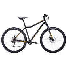 Горный (MTB) велосипед FORWARD Sporting 29 X (2020) черный/золотой 17" (требует финальной сборки)