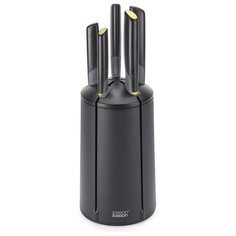 Набор Joseph Joseph Elevate Carousel 5 ножей с подставкой черный