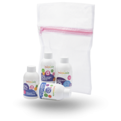 Набор Freshbubble и мытья посуды 0% арома, миниатюры, с мешочком для стирки, 0.4 л, бутылка