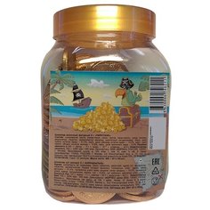 Фигурный шоколад КОРТЕС Шоколадные монеты Пиратские, коробка (100 шт.)