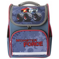 BRAUBERG ранец Style Monster Force (228797), фиолетовый