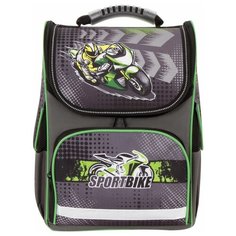BRAUBERG ранец Style Motorcycle (228795), серый