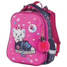 BRAUBERG Ранец Premium Kitten&sneakers (228784), розовый/фиолетовый