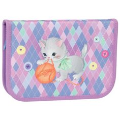 TIGER FAMILY Пенал Playful Kitten (228914) фиолетовый