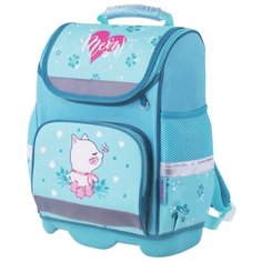 Юнландия ранец Wise Meow (228818), голубой