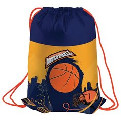 Berlingo Мешок для обуви Basketball (MS09228) синий/желтый