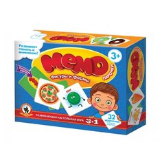 Настольная игра Русский стиль Мемо Фигуры и формы