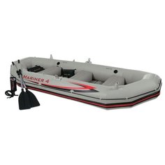 Надувная лодка Intex Mariner-4 Set (68376) серый