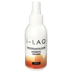 I-LAQ Антисептик для рук и ногтей Апельсин 100 мл, с дозатором