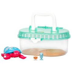 Робот Moose Little Live Pets Черепашка и друзья в аквариуме 28563 голубой/розовый