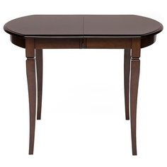 Стол TetChair Modena MD-T4EX, раскладной, ДхШ: 100 х 75 см, длина в разложенном виде: 129 см, tobacco