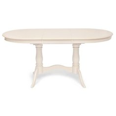 Стол TetChair Eva EV-T4EX, раскладной, ДхШ: 120 х 80 см, длина в разложенном виде: 159 см, ivory white