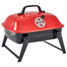 Угольный гриль Go Garden Picnic 36, 36х30х31 см, черный/красный
