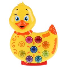 Развивающая игрушка Умка Мультиплеер Уточка. Песни на стихи А.Барто желтый