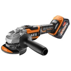 УШМ аккумуляторная AEG BEWS 18-125BL-502C 5.0Ач х2 кейс, 18 В, 125 мм, AEG PRO18V