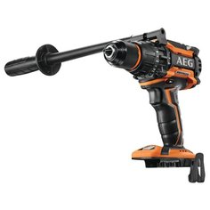 Ударная аккумуляторная дрель-шуруповерт AEG BSB 18BL-0 140 Н·м черный/оранжевый