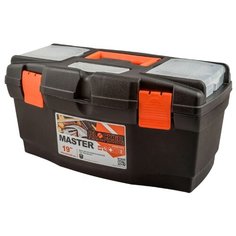 Ящик с органайзером BLOCKER Master BR6005 48.6x25.8x26 см 19 черный/оранжевый