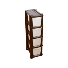 Комод BranQ Deco (BQ3780) , размер: 25х41 см , цвет: коричневый/бежевый