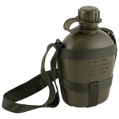 Фляга ECOS CF-45 с плечевым ремнем, 1 л хаки