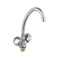 Смеситель для кухни (мойки) Edeny E3512 двухрычажный хром