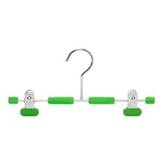 Вешалка Attribute Для брюк и юбок с клипсами Eva зеленый