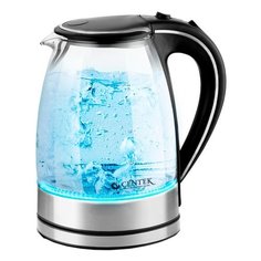 Чайник CENTEK CT-1009, black/silver