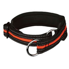 Ошейник-удавка TRIXIE Fusion Extra Wide M 20606-20976 40-46 см черный/оранжевый
