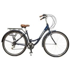 Городской велосипед HOGGER WH-A-014 AL dark blue 17" (требует финальной сборки)