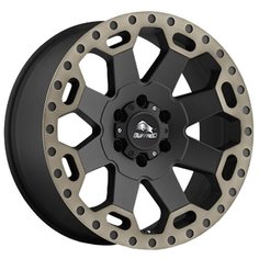 Колесный диск Buffalo BW-200 8x17/5x114.3 D72.6 ET35 Matte Black W/machine Dark Tint Lip
