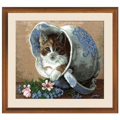 Hobby & Pro Набор для вышивания Кот в кувшине 27 х 22 см (677)