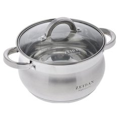 Кастрюля Zeidan Z50238 3 л, серебристый