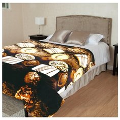 Плед Absolute Конфеты 85749 180 х 220 см, коричневый