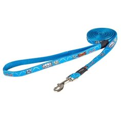 Поводок для собак Rogz Fancy Dress JellyBean S comic turquose 1.8 м 11 мм