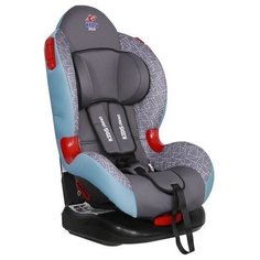 Автокресло группа 1/2 (9-25 кг) Kids Planet Atlas, серый джинс