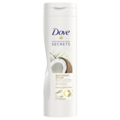 Лосьон для тела Dove Nourishing Secret восстанавливающий с кокосовым маслом и миндальным молочком, бутылка, 250 мл