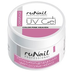 Гель Runail UV Gel Camouflage камуфлирующий (II моделирующая фаза), 30 г розовые небеса